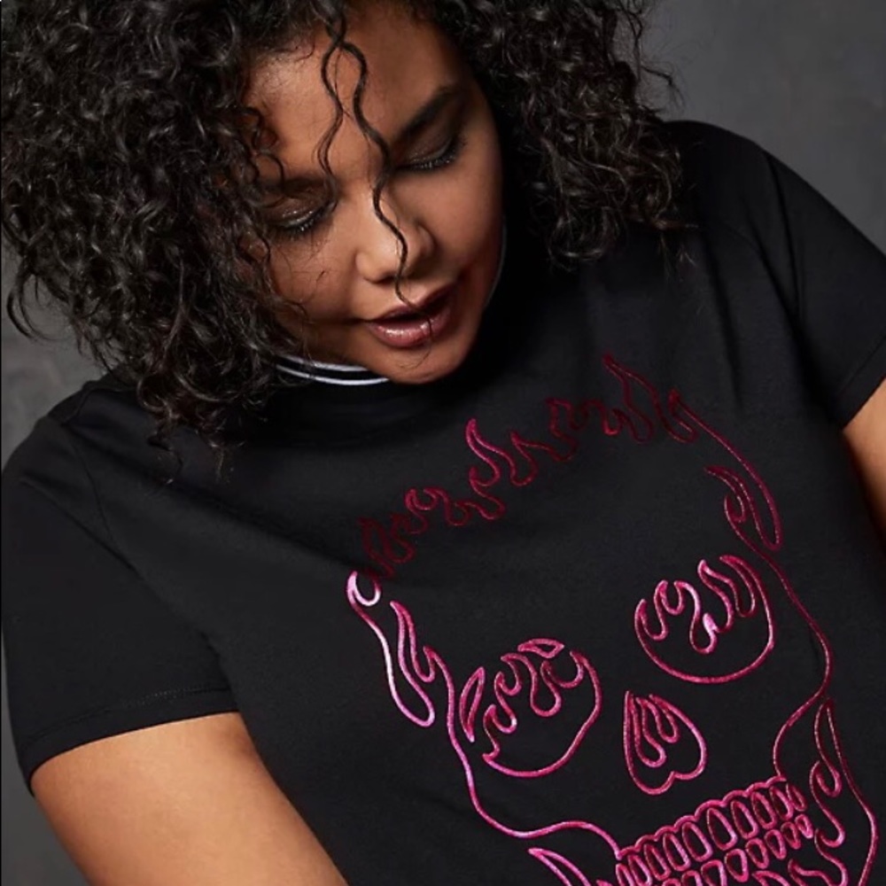 Lovesick for Torrid Flaming Skull tee